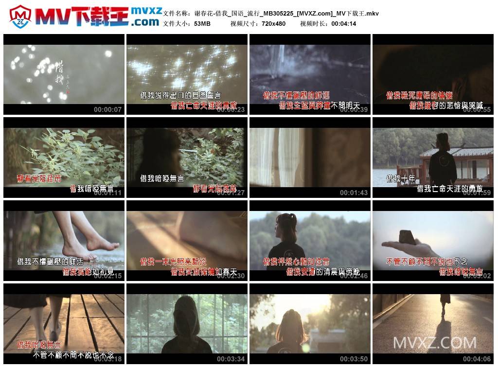 谢春花-借我_国语_流行_MB305225